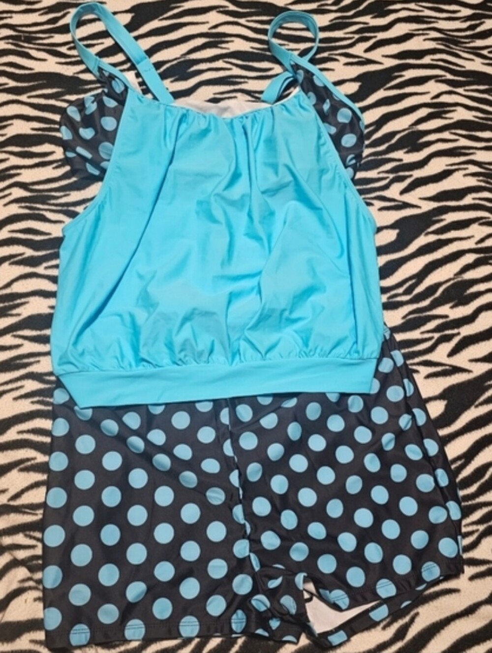 🩵•Polka Dot Tankini